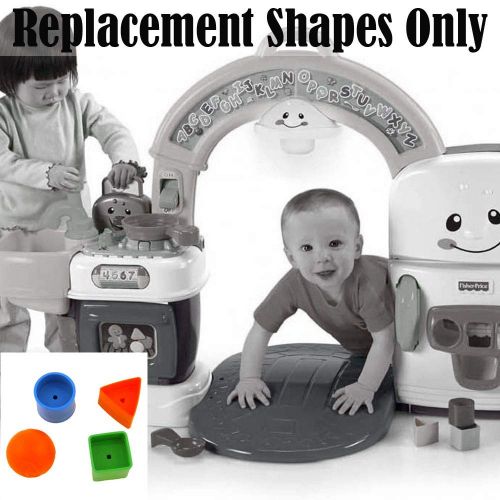  Replacement Parts for Kitchen Playset - Fisher-Price Laugh and Learn Kitchen L5067 ~ Replacement Shapes