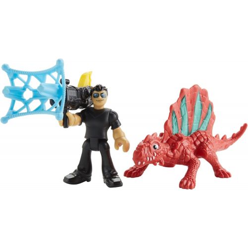  Fisher-Price Imaginext Jurassic World, Dr. Malcolm & Dimetrodon