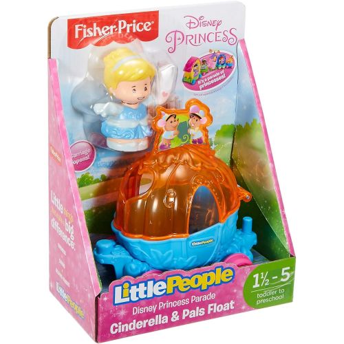  Fisher-Price Little People Disney Princess, Parade Cinderella & Pals Float