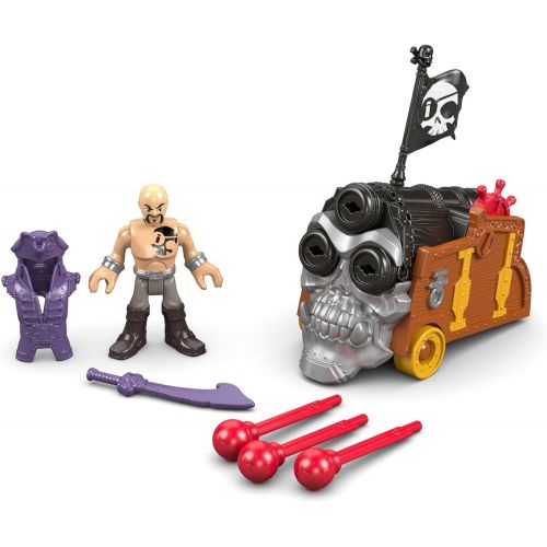  Fisher-Price Imaginext Davey Jones & Triple Cannon