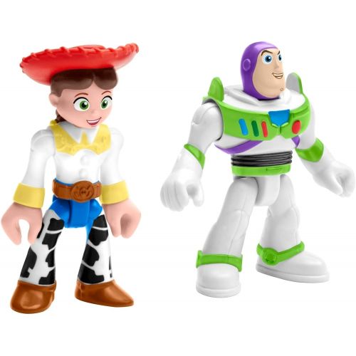  Fisher-Price Imaginext Toy Story Buzz Lightyear & Jessie, Multicolor