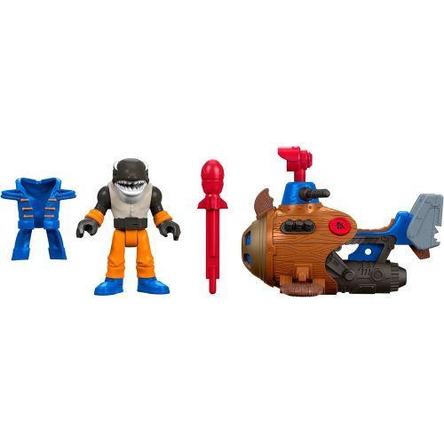  Fisher-Price Imaginext Shark Minisub