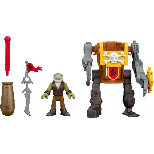  Fisher-Price Imaginext Shark Mech Suit