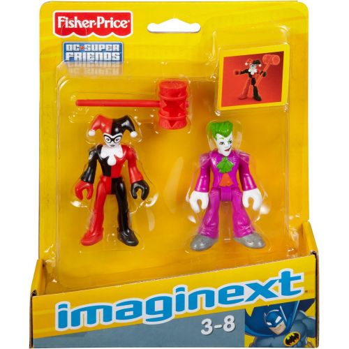  Fisher-Price Imaginext DC Super Friends, Joker & Harley Quinn