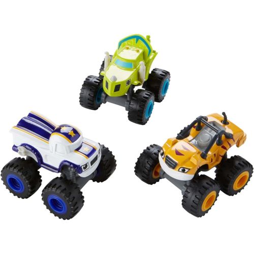  Fisher-Price Nickelodeon Blaze & the Monster Machines, 3 Pack Die-Cast Pack #2