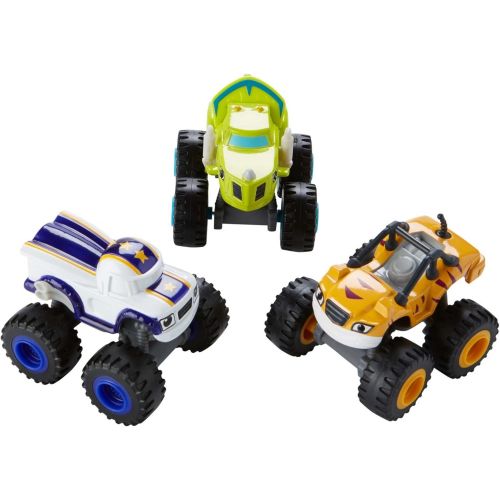  Fisher-Price Nickelodeon Blaze & the Monster Machines, 3 Pack Die-Cast Pack #2