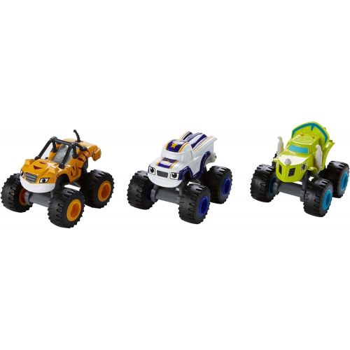  Fisher-Price Nickelodeon Blaze & the Monster Machines, 3 Pack Die-Cast Pack #2