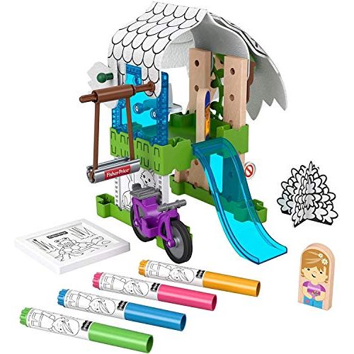  Fisher-Price Wonder Makers Treehouse, Craft Building and Track Set