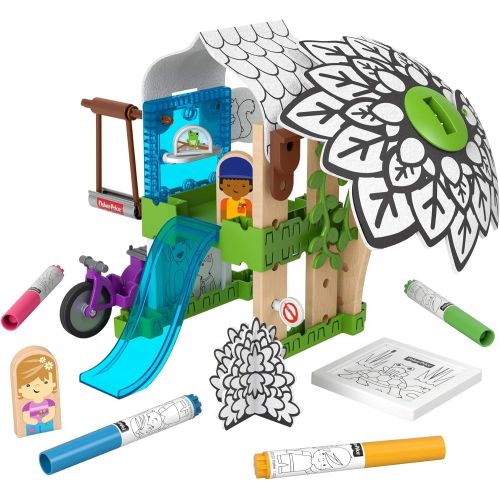  Fisher-Price Wonder Makers Treehouse, Craft Building and Track Set