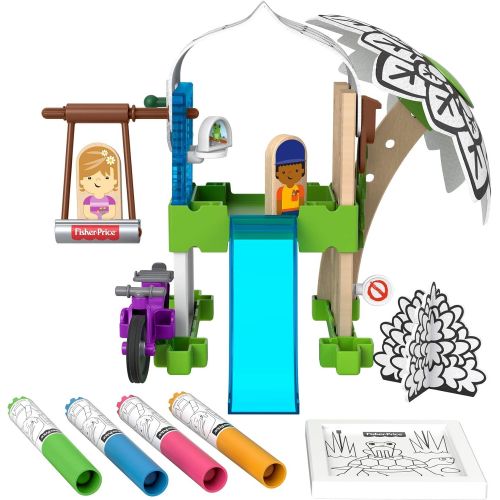  Fisher-Price Wonder Makers Treehouse, Craft Building and Track Set