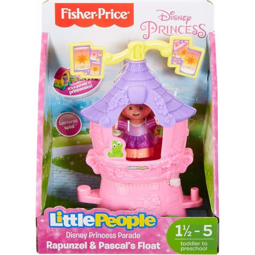  Fisher-Price Little People Disney Princess, Parade Rapunzel & Pascals Float