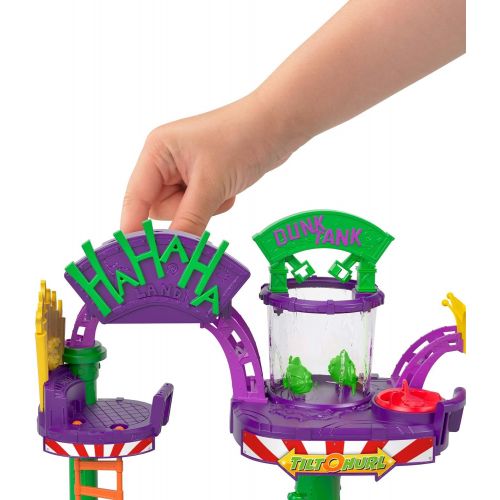  Fisher-Price IMAGINEXT DC Super Friends The Joker Laff Factory, Multi Color, Model:GBL26