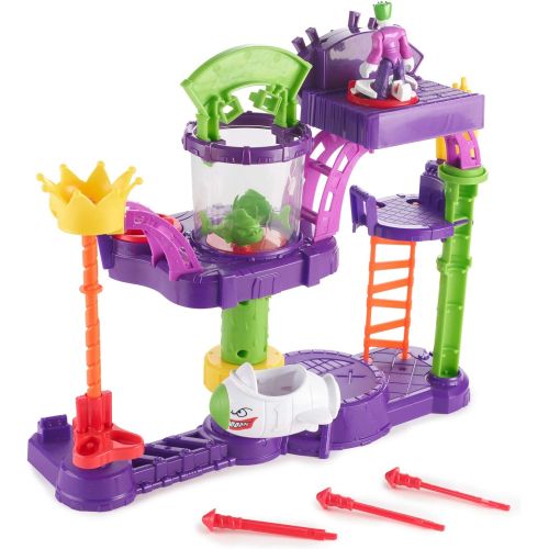  Fisher-Price IMAGINEXT DC Super Friends The Joker Laff Factory, Multi Color, Model:GBL26