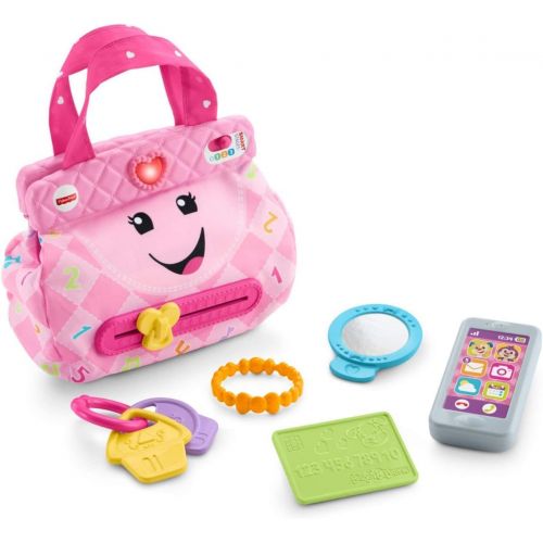  Fisher-Price Laugh & Learn My Smart Purse Bundled with Fisher-Price Laugh & Learn Sweet Manners Tea Set