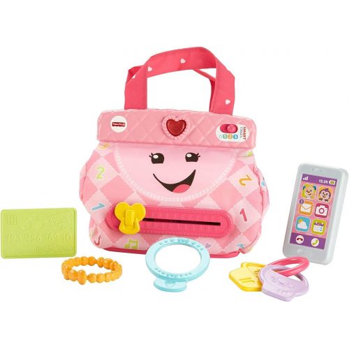  Fisher-Price Laugh & Learn My Smart Purse Bundled with Fisher-Price Laugh & Learn Sweet Manners Tea Set