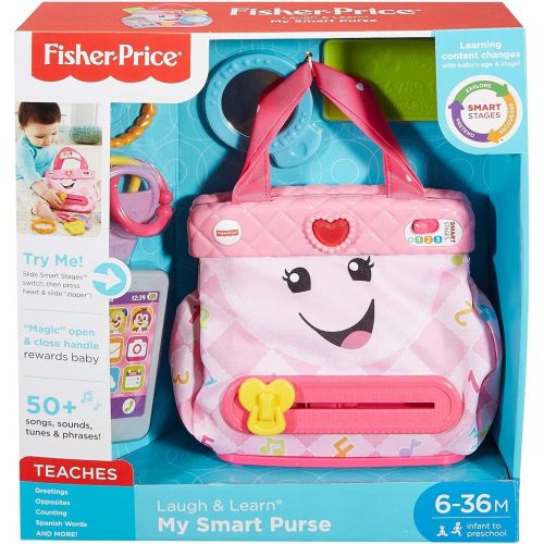  Fisher-Price Laugh & Learn My Smart Purse Bundled with Fisher-Price Laugh & Learn Sweet Manners Tea Set