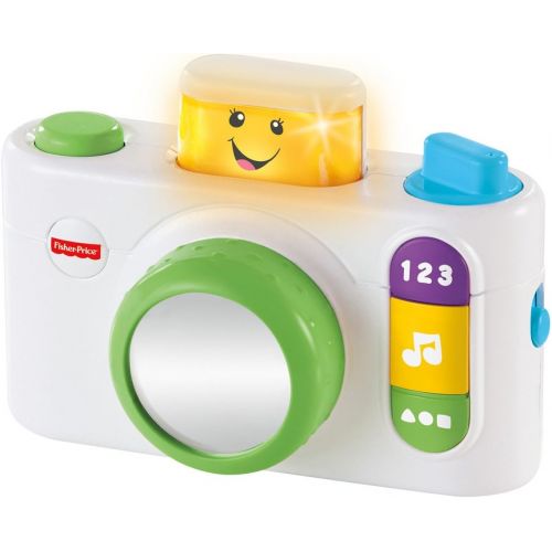  Fisher-Price Laugh & Learn Click n Learn Camera, White