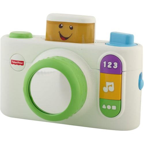  Fisher-Price Laugh & Learn Click n Learn Camera, White