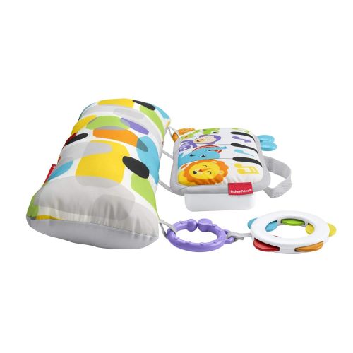  Fisher-Price Mini Musicians Piano Wedge, Tummy Time Baby Toy