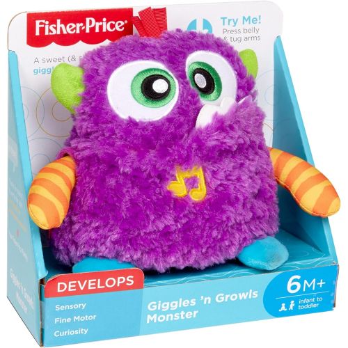  Fisher-Price Giggles n Growls Monster Plush