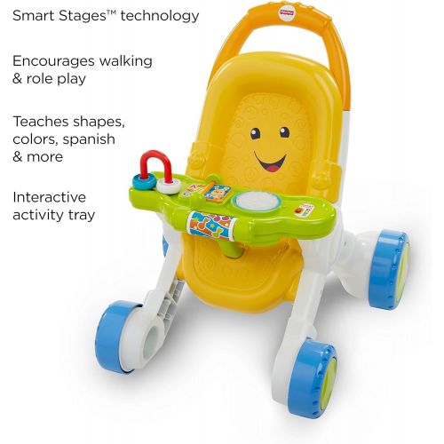  Fisher-Price Stroll & Learn Walker, Yellow