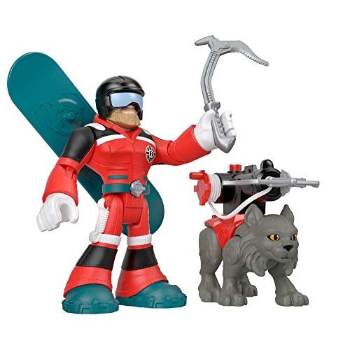  Fisher-Price Rescue Heroes Al Valanche & Claws Figure Set