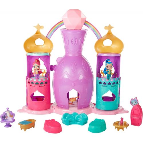  Fisher-Price Nickelodeon Shimmer & Shine, Magical Light-Up Genie Palace Playset