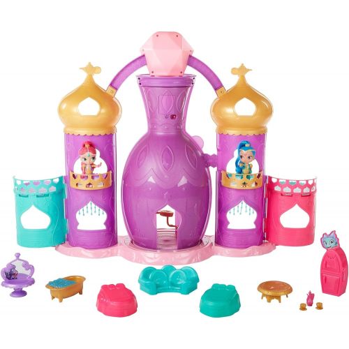  Fisher-Price Nickelodeon Shimmer & Shine, Magical Light-Up Genie Palace Playset