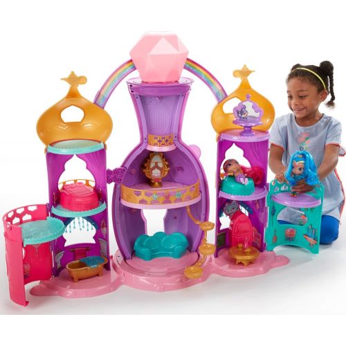  Fisher-Price Nickelodeon Shimmer & Shine, Magical Light-Up Genie Palace Playset