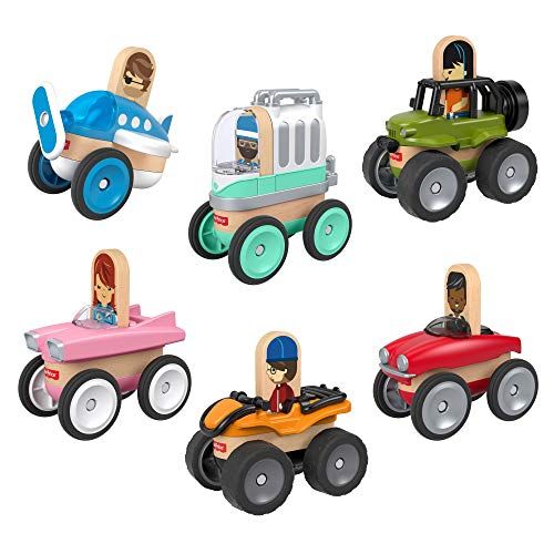  Fisher-Price Wonder Makers Design System Vehicle 6-Pack [Amazon Exclusive]