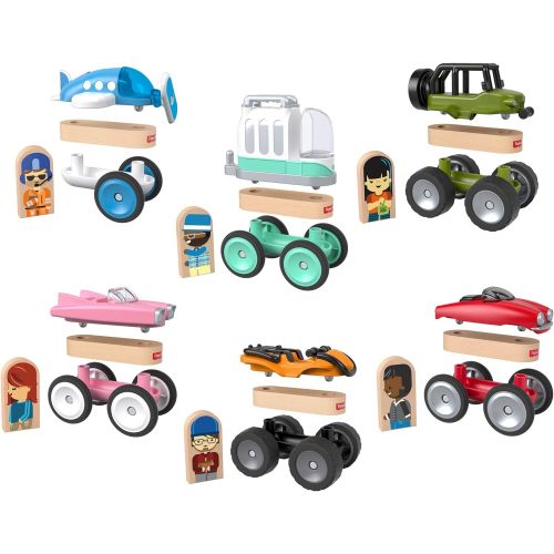  Fisher-Price Wonder Makers Design System Vehicle 6-Pack [Amazon Exclusive]