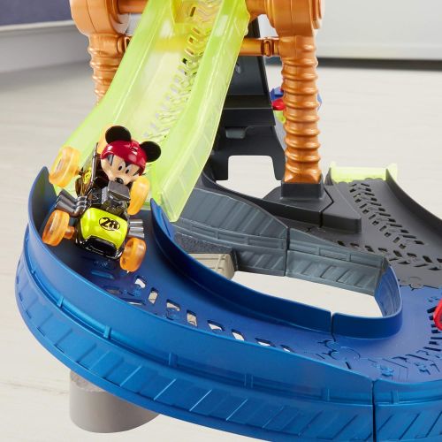  Fisher-Price Disney Mickey and the Roadster Racers Super Charged Mickey Drop & Loop Playset