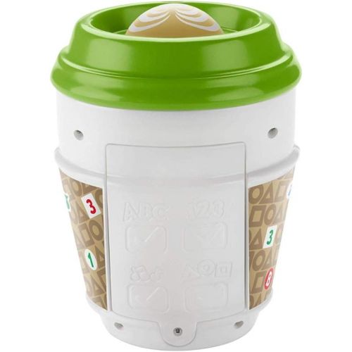  Fisher-Price GHJ04 Laugh & Learn On-The-Glow Coffee Cup, Interactive Baby Toy, Multicolour