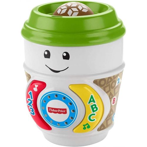  Fisher-Price GHJ04 Laugh & Learn On-The-Glow Coffee Cup, Interactive Baby Toy, Multicolour