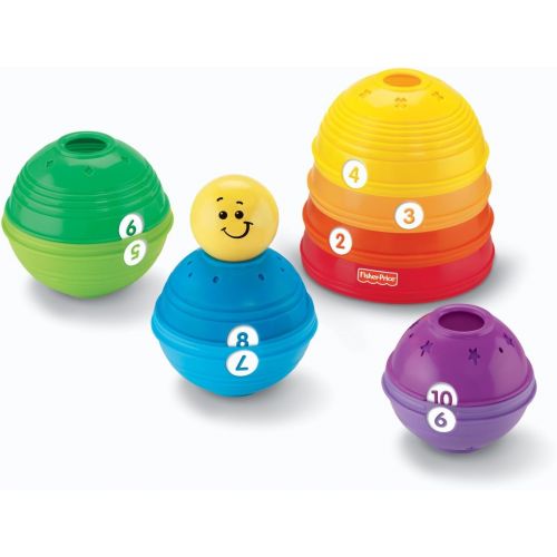  Fisher-Price Brilliant Basics Stack & Roll Cups