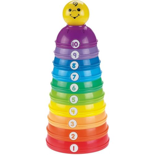  Fisher-Price Brilliant Basics Stack & Roll Cups