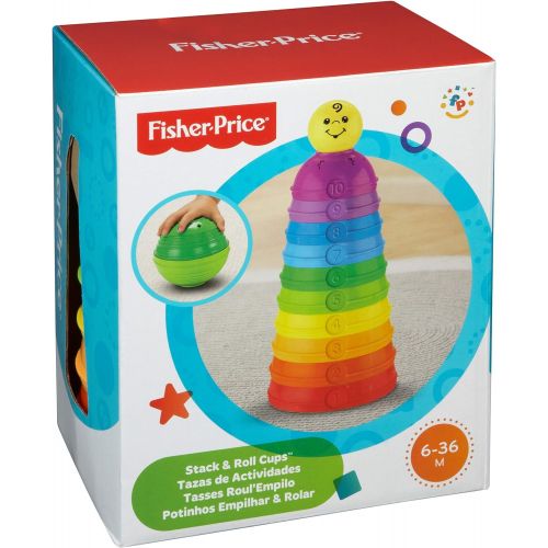  Fisher-Price Brilliant Basics Stack & Roll Cups