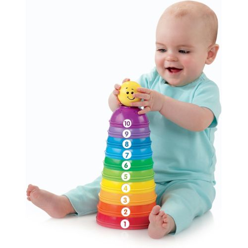  Fisher-Price Brilliant Basics Stack & Roll Cups