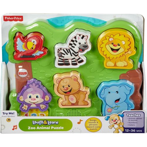  Fisher-Price Laugh & Learn Zoo Animal Puzzle