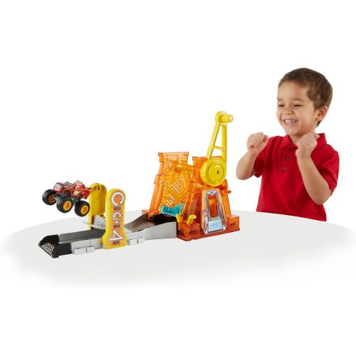  Fisher-Price Nickelodeon Blaze & the Monster Machines, Light and Launch Hyper Loop Playset