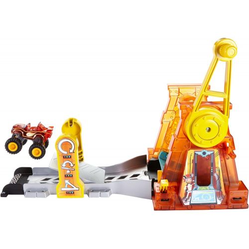  Fisher-Price Nickelodeon Blaze & the Monster Machines, Light and Launch Hyper Loop Playset