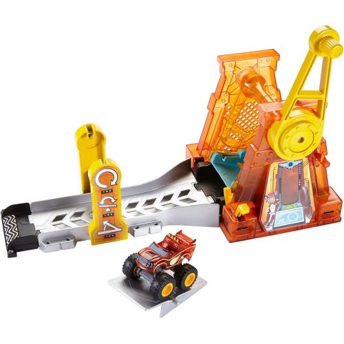  Fisher-Price Nickelodeon Blaze & the Monster Machines, Light and Launch Hyper Loop Playset