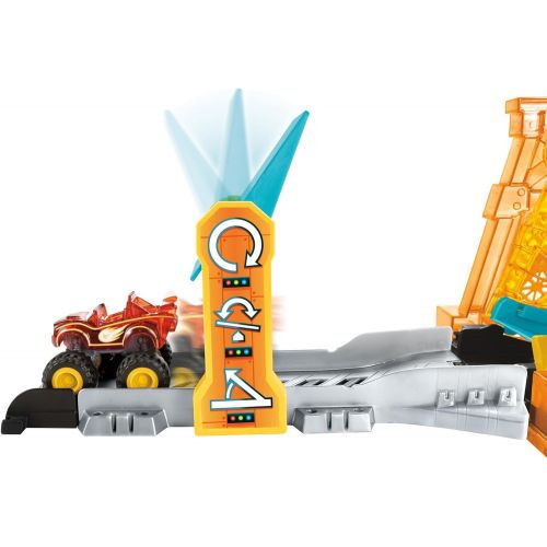  Fisher-Price Nickelodeon Blaze & the Monster Machines, Light and Launch Hyper Loop Playset