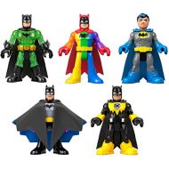 Fisher-Price Imaginext DC Super Friends Batman 80th Anniversary Collection, Figure 5-Pack, Amazon Exclusive