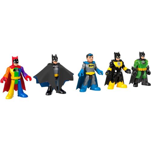  Fisher-Price Imaginext DC Super Friends Batman 80th Anniversary Collection, Figure 5-Pack, Amazon Exclusive