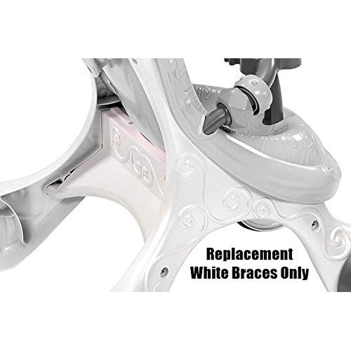  Fisher-Price Replacement Parts Princess Mommy Playset Princess Mommy Stroll-Along Musical Walker | CGN65 ~ Replacement White Braces