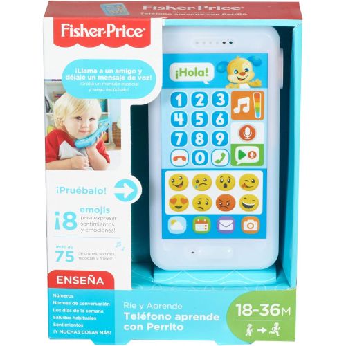  Fisher-Price Learn with Puppy Phone, Baby Toy + 1 Year (Mattel FPR17), Assorted Color/Model