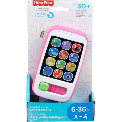  Fisher-Price Laugh & Learn Smart Phone, Pink