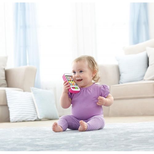  Fisher-Price Laugh & Learn Smart Phone, Pink