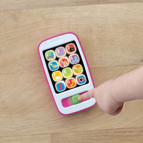  Fisher-Price Laugh & Learn Smart Phone, Pink